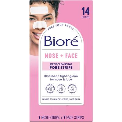 biore pore strips cleansing combo