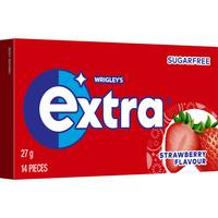 Wrigleys Extra Chewing Gum Strawberry 27g