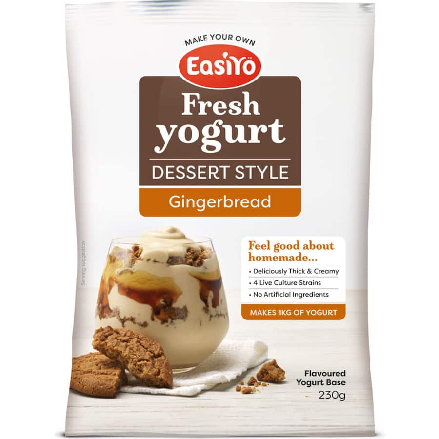 Easiyo Yoghurt Base Dessert Style Gingerbread