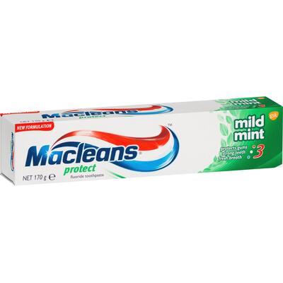 macleans protect toothpaste mild mint