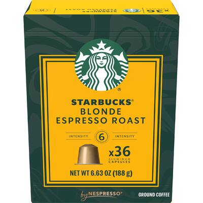 By nespresso coffee pods blonde espresso roast