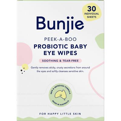 bunjie baby peek-a-boo eye wipes probiotic bamboo sheets