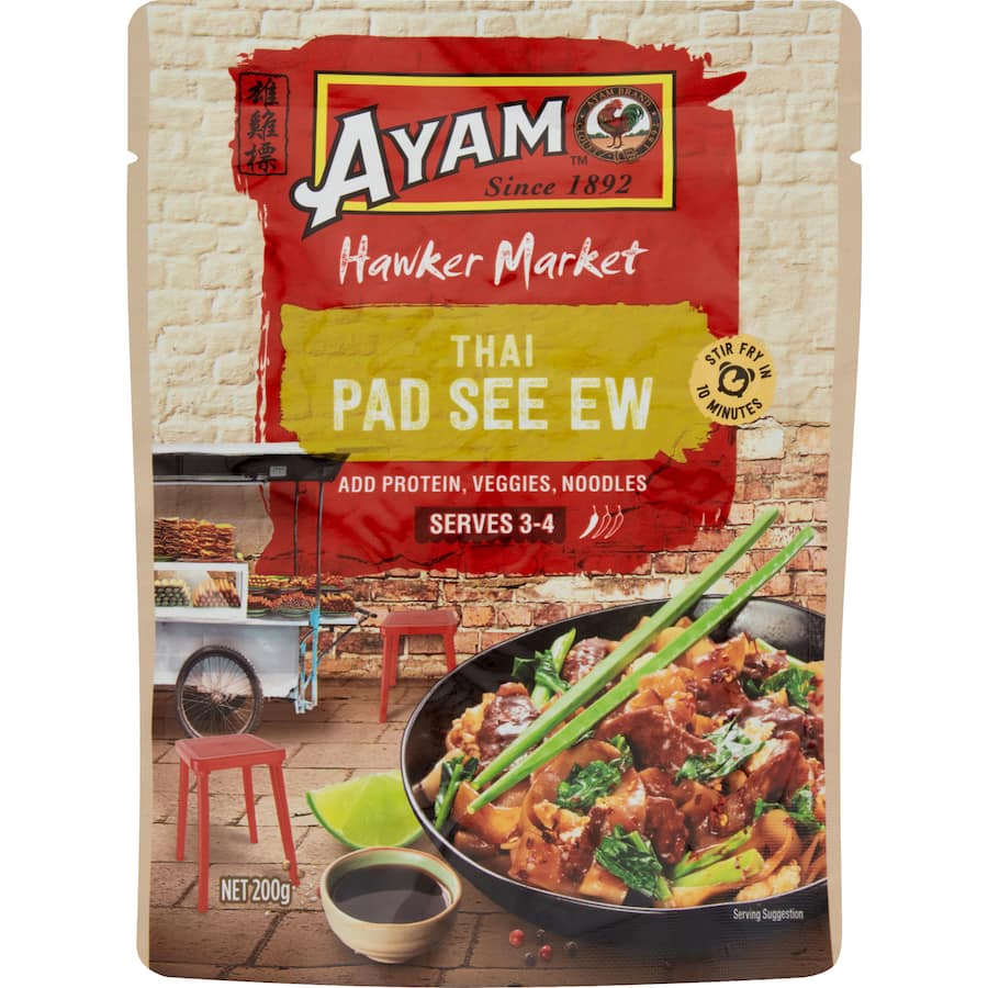 Ayam Recipe Base Hawker Market Thai Pad See Ew