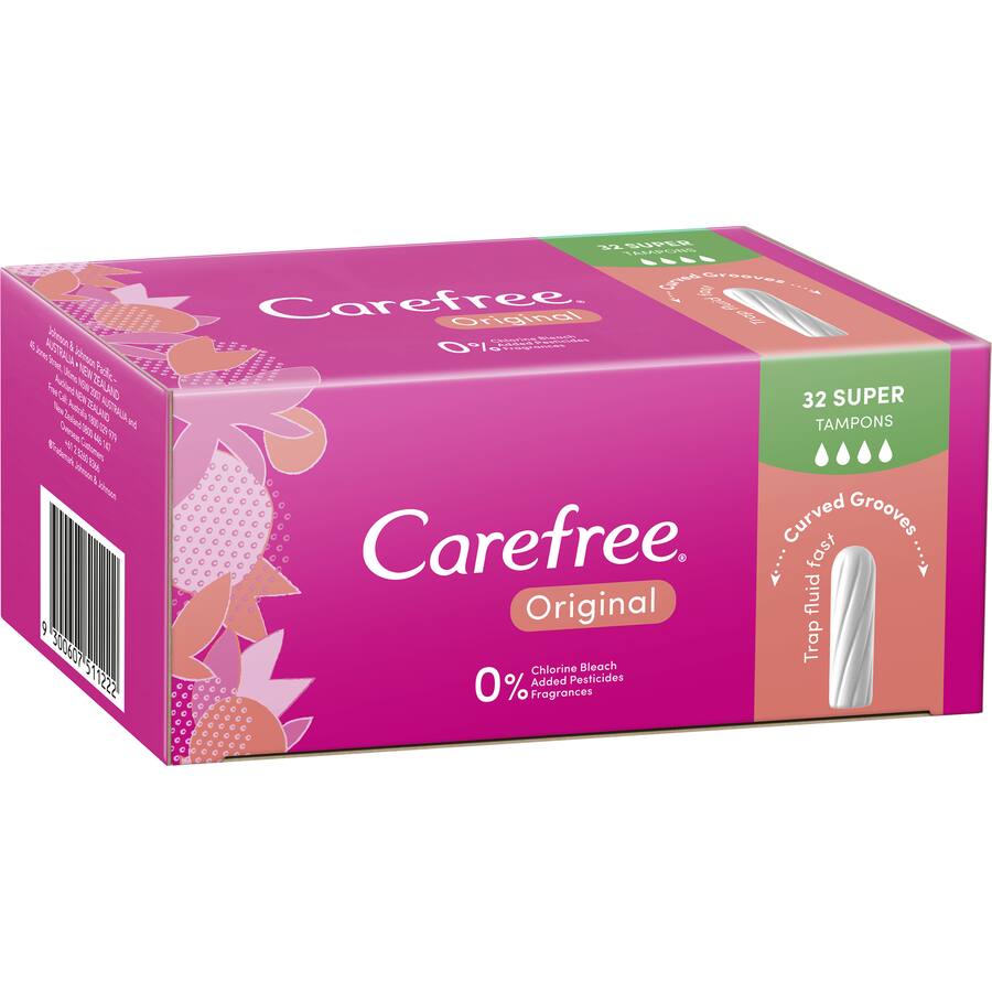 Carefree Tampons Super