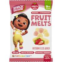 Snacktacular Banana + Strawberry Fruit Melts Baby Snack 9+ Months