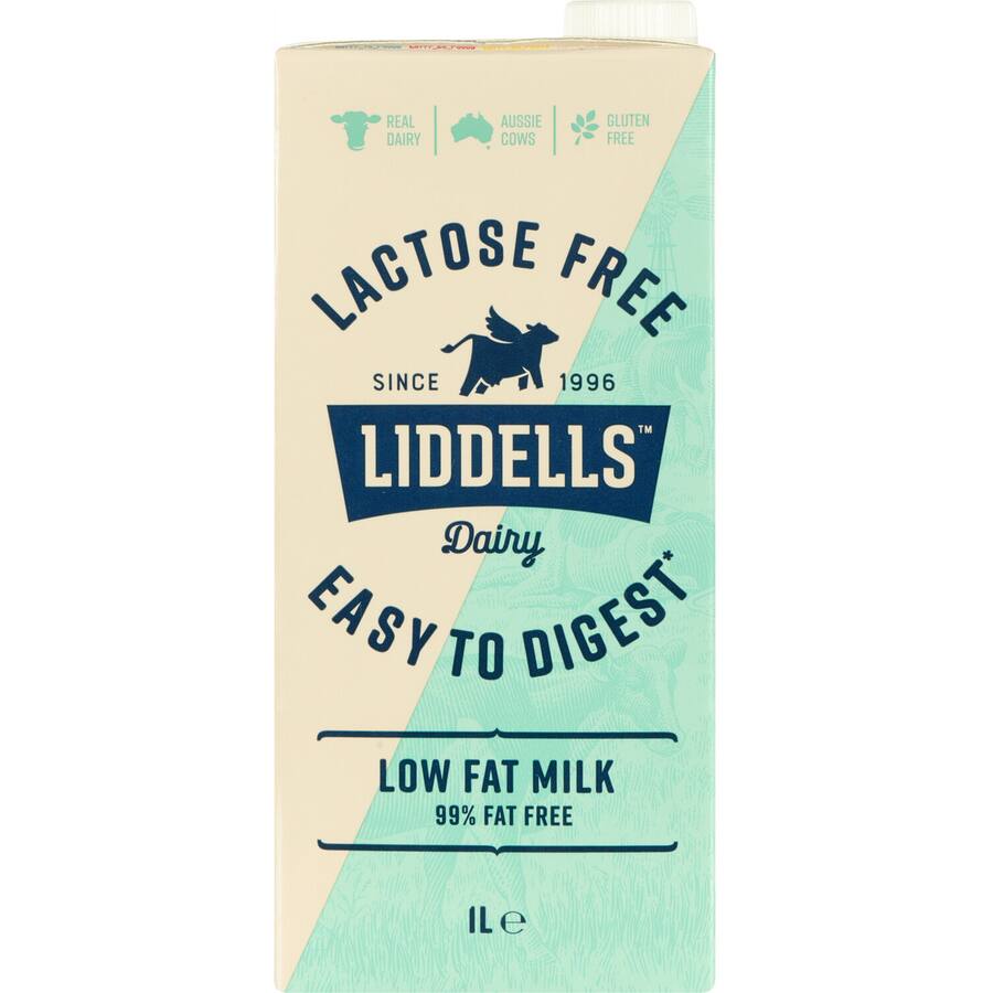 Liddells Lactose Free Milk Low Fat