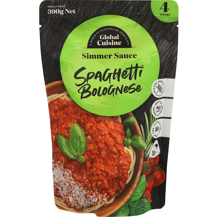 Global Cuisine Stir Through Meal Base Spaghetti Bolognaise Sauce