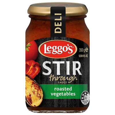 leggo's stir through pasta sauce rosted vegetables