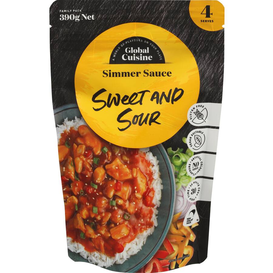 Global Cuisine Stir Through Meal Base Sweet & Sour Sauce