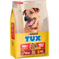 tux dry dog food original biscuit meaty recipe