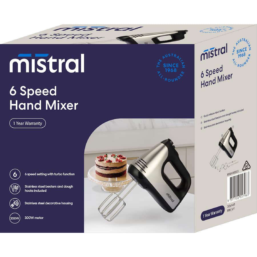Mistral Hand Mixer 6 Speed