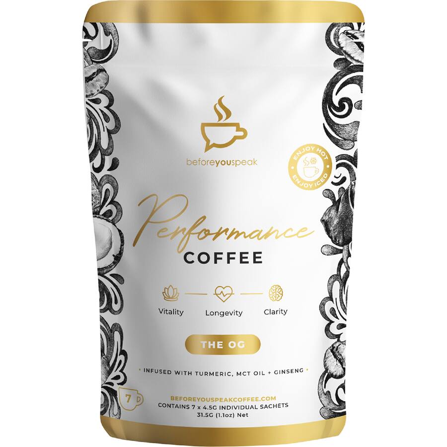Beforeyouspeak Performance Coffee Sachets The Og