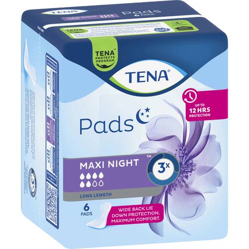Tena Pads Maxi Night Long Length