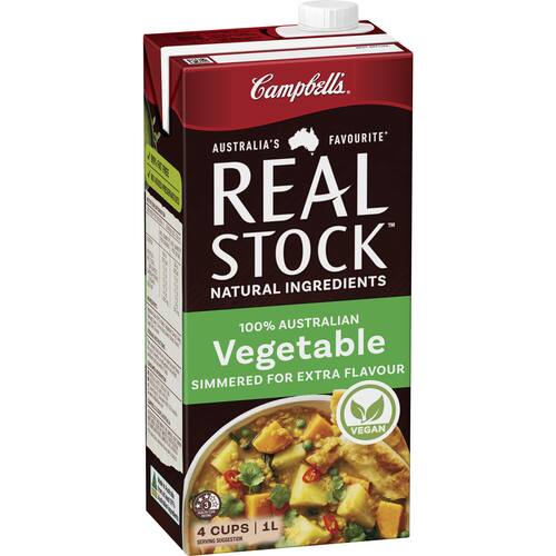Campbells Real Stock Vegetable Stock Liquid