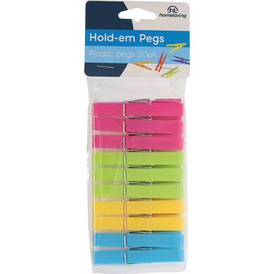 home living hold-em clothes pegs plastic