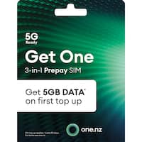 one nz prepay sim card 5gb triple