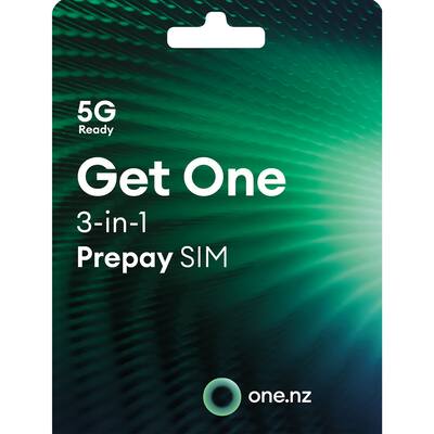 one nz prepay 3-in-1 sim card 5g ready