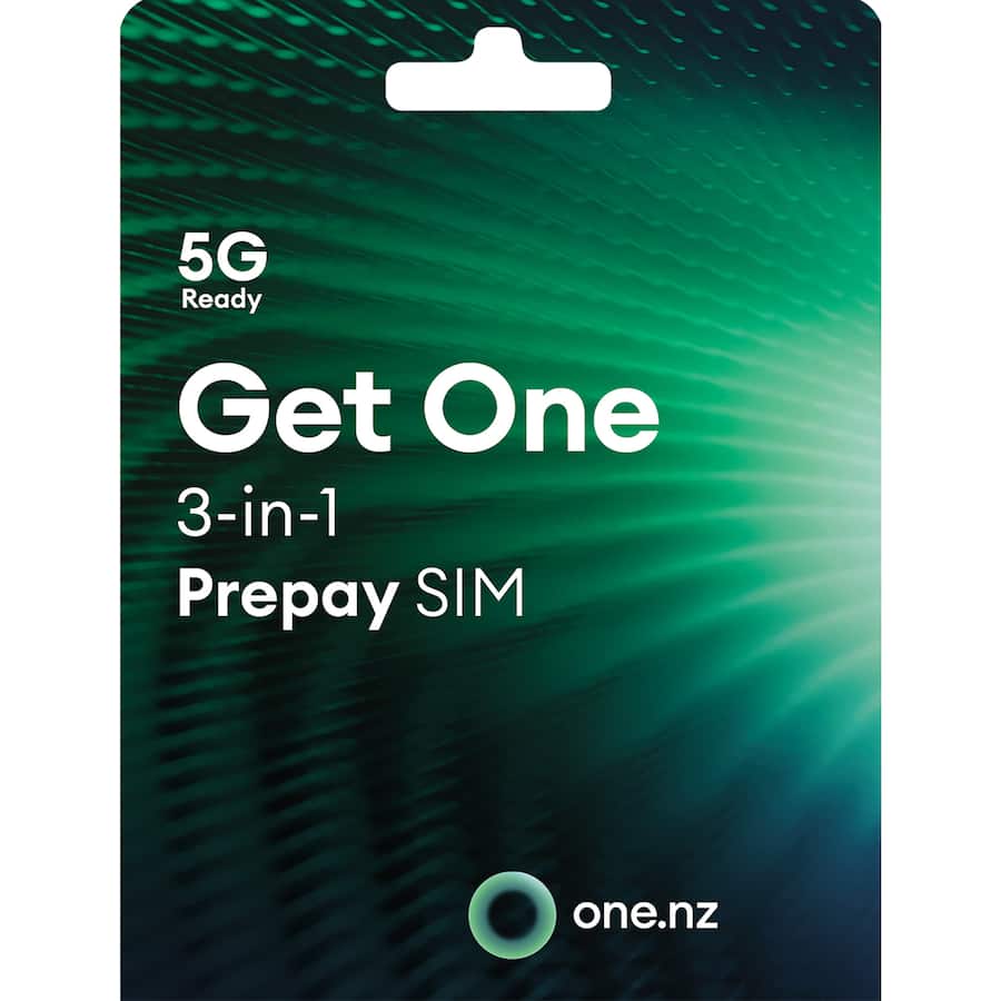One Nz Prepay 3-In-1 Sim Card 5G Ready