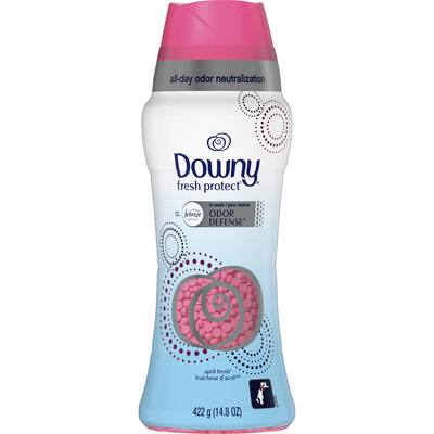 downy laundry fragrance booster april fresh-in wash