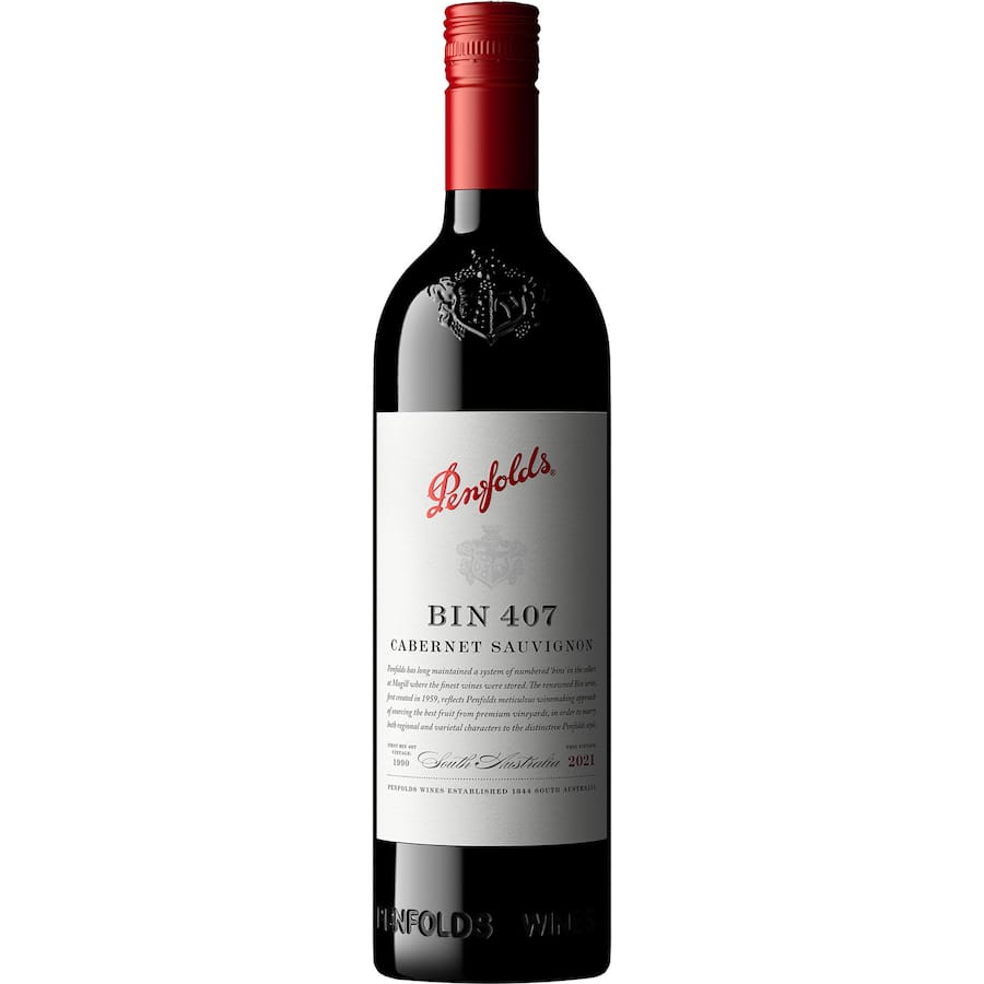 Penfolds Bin 407 Cabernet Sauvignon 2021