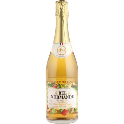 bel normande sparkling whte grape & peach