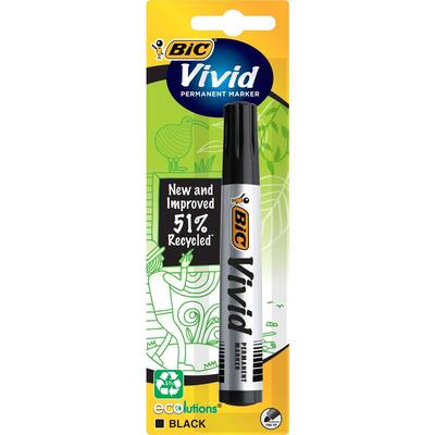 bic vivid permanent maker black