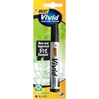 Bic Eco Vivid Fine Black Permanent Marker