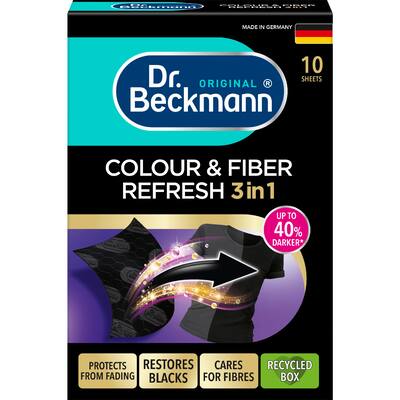 dr beckmann fabric refresher black in wash sheets