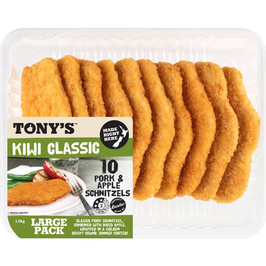 Tony's Pork & Apple Schnitzel
