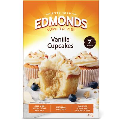 edmonds cupcake mix vanilla cup cakes