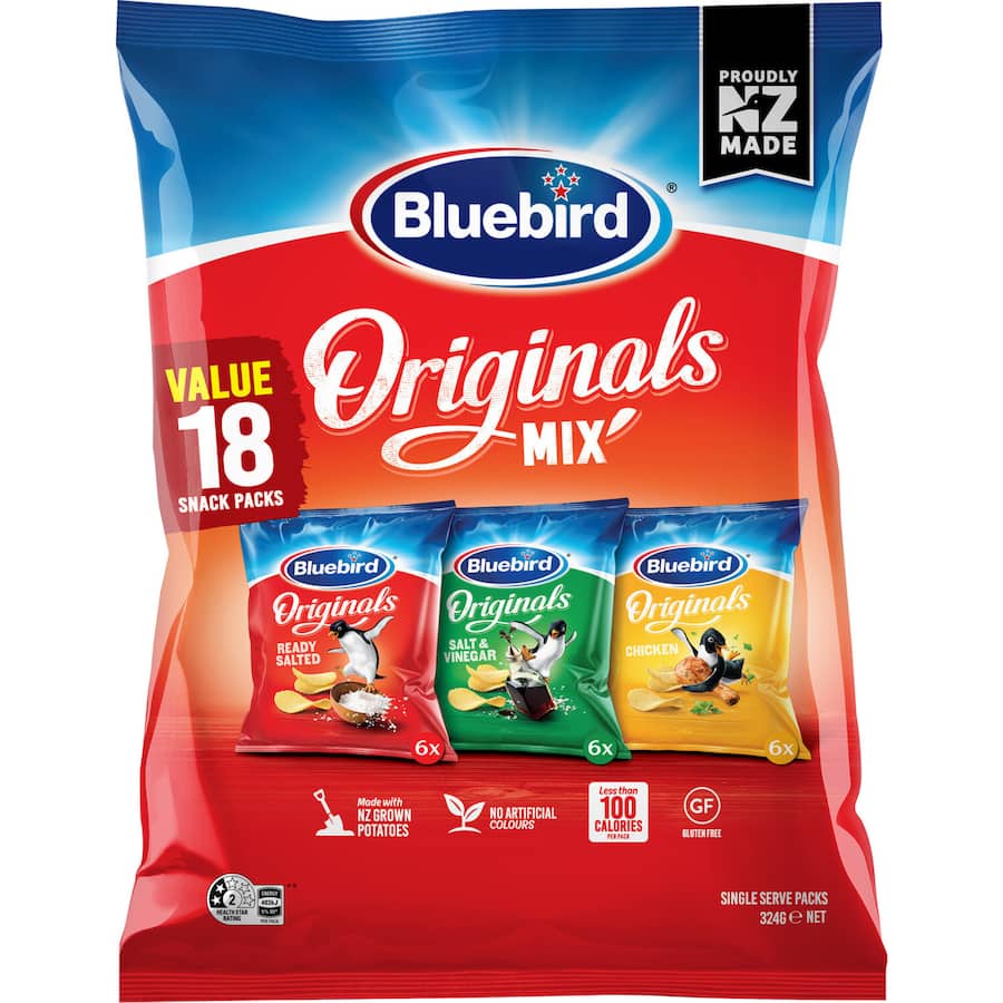 Bluebird Originals Multipack Chips Mix Combo