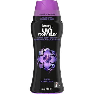 downy unstoppable laundry fragrance booster lush-in wash