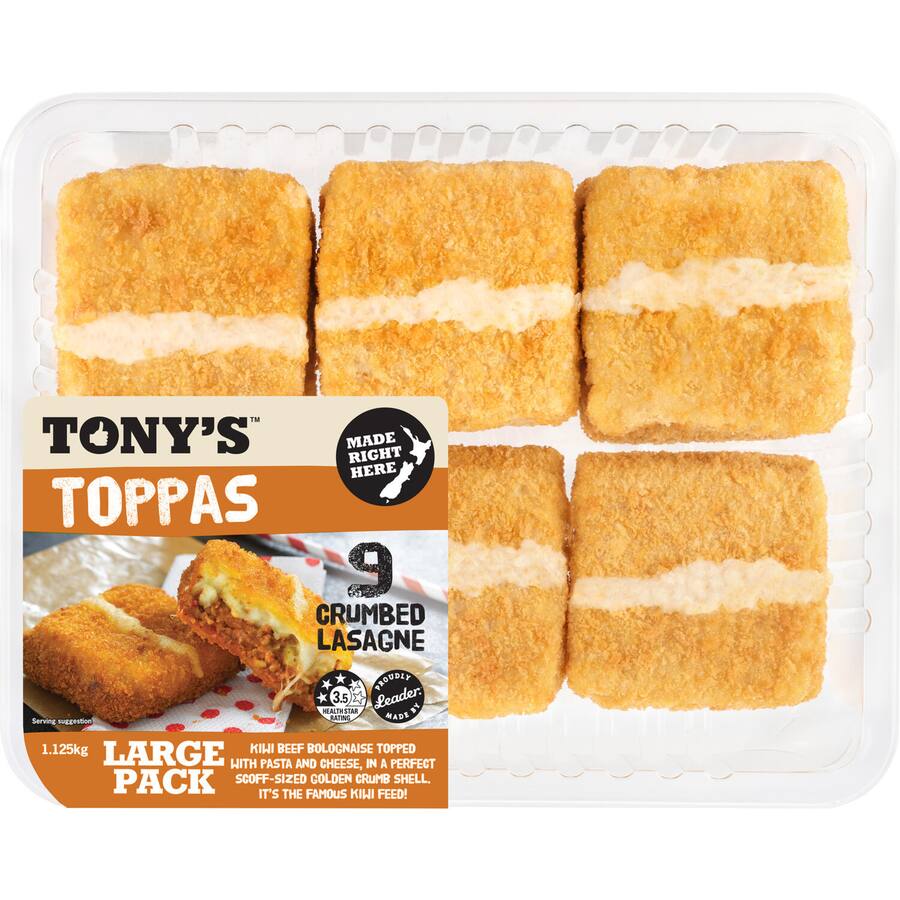 Tony's Lasagne Topper Crumbed