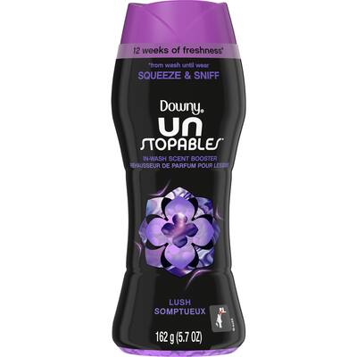 downy unstoppable laundry fragrance booster lush-in wash