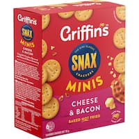 Griffin's Snax Crackers Cheese & Bacon Minis