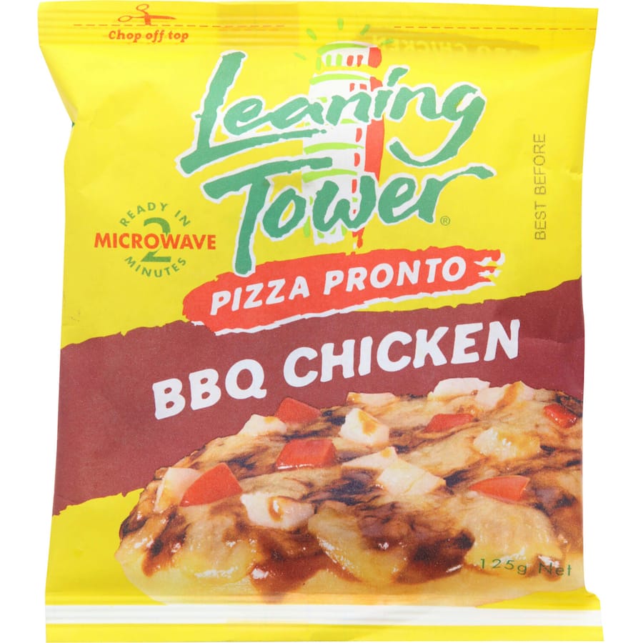 Leaning Tower Pronto Pizza Bbq Chicken