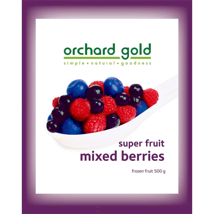 Orchard Gold Frozen Mixed Berries Super Fruit