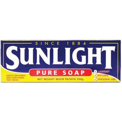 sunlight laundry soap pure