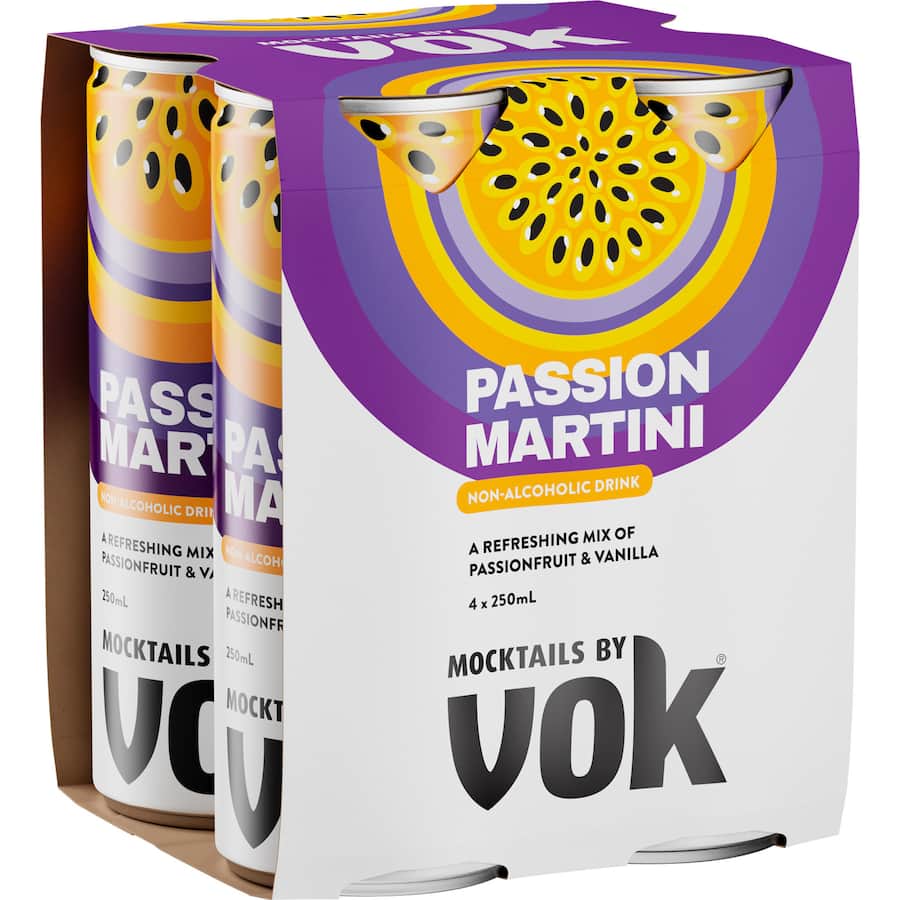 Vok Mocktails Passion Martini Non Alcoholic