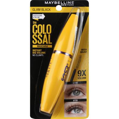 maybelline colossal mascara washable glam black