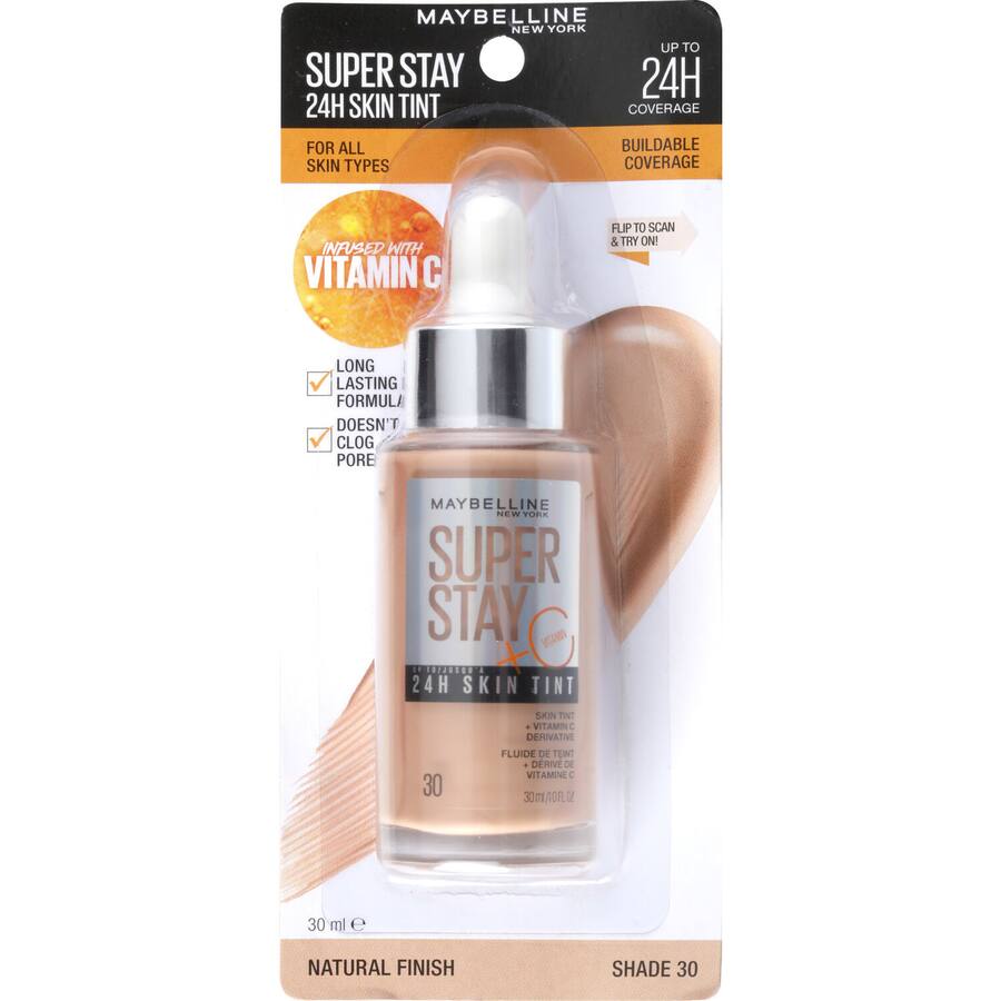 Maybelline Superstay Glow Skin Tint Foundation 30