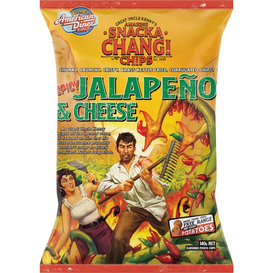 Snacka Changi Chips Jalapeno & Cheese
