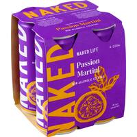 naked life cocktail mixer passion martini non alcoholic