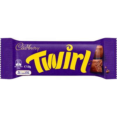 cadbury chocolate bar twirl