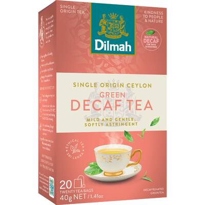 dilmah green tea natural decaf