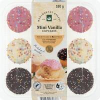 woolworths cupcakes iced minis (9pk)