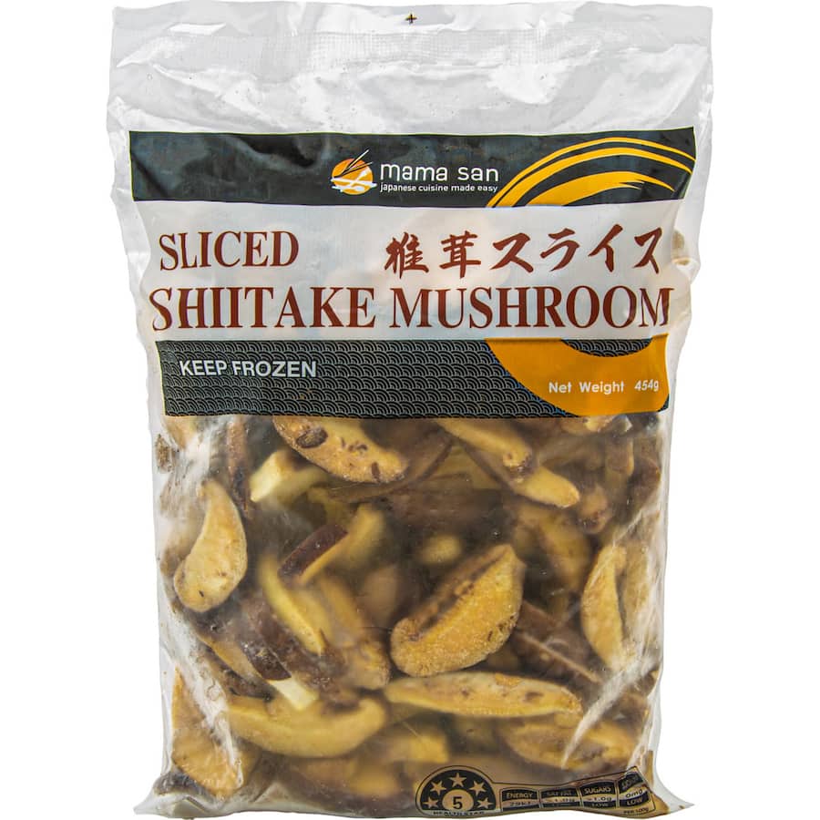 Mama San Frozen Shiitake Mushroom Sliced