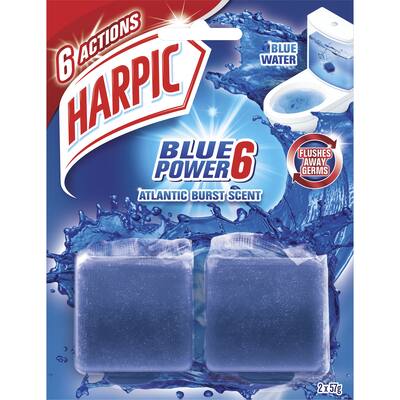 harpic toilet cleaner blue power atlantic burst in cistern