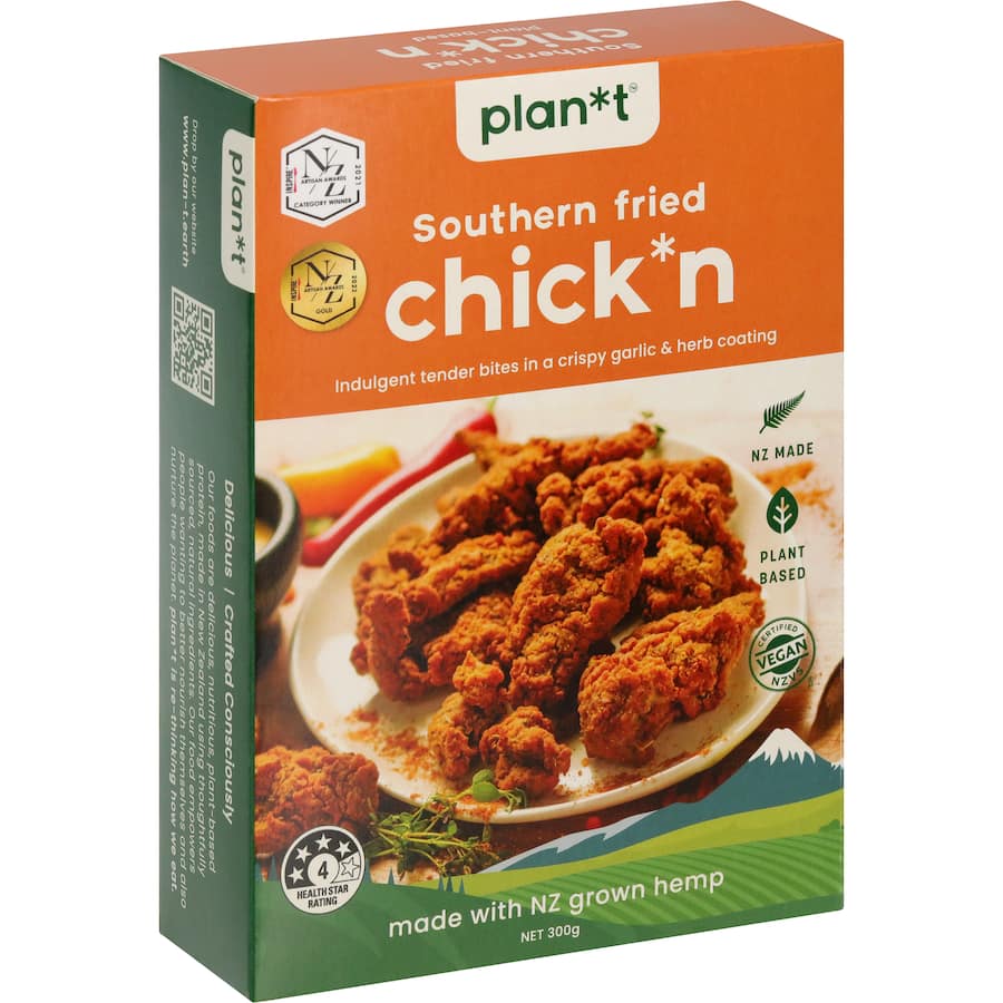 Plan*T Vegan Frozen Meal Southern Fried Chicken