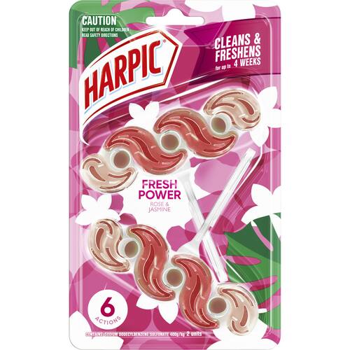 Harpic Toilet Cleaner Flush Fresh Power Rose & Jasmine